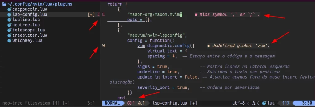 Neovim LSP Virtual Text
